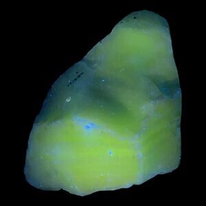 Jadeite Layered Art Glass Cullet Natural Sculpture Multitone Glowing Slag #4GX28